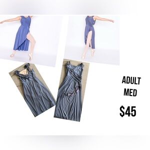 Elegant Blue Dance Dress